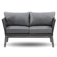 Lexington 2-Seater Acacia Wood & Rope Sofa W/Cushions Generic (130 x 75 x 67 cm)