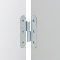 Suki Galvanized Steel Straight Left Butt Hinge Pack (8 cm, 2 Pc.)