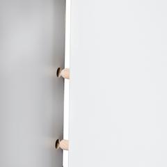 حزمة مسامير تثبيت سوكي مضلعة من خشب الزان (4 × 0.1 سم، 26 قطعة)