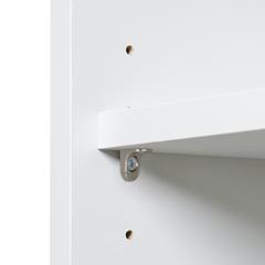 Suki Nickel-Plated Steel Single Tap Shelf Support Pack (5 mm, 8 Pc.)