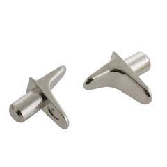 Suki Nickel Plate Steel Shelf Support Pack (5 mm, 8 Pc.)