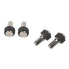 Suki Metal Glass Shelf Support Pack (5 mm, 8 Pc.)