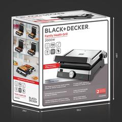 Black+Decker Sandwich Maker & Grill, CG2000-B5 (2000 W)