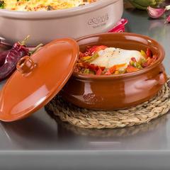 Regas Clay Round Casserole (20 cm)