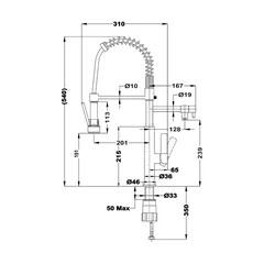 Teka Professional Kitchen Mixer, FOT 999