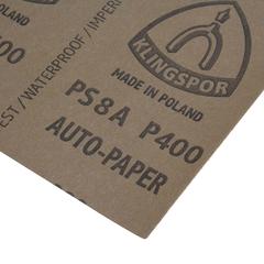 ورق صنفرة درجة خشونة 400 كلينجسبور (23 × 28 سم، 5 قطع)