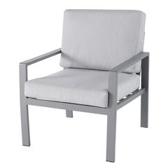 Moorea 4-Seater Aluminum Sofa Set W/Cushions GoodHome (4 Pc.)