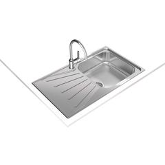 Teka Starbright Stainless Steel Inset Reversible Sink (50 x 86 cm)