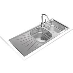 Teka Starbright Stainless Steel Inset Reversible Sink (50 x 116 cm)