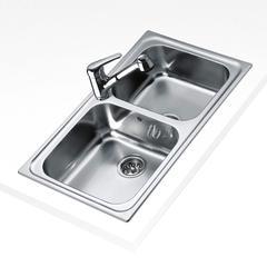 Teka Classic Stainless Steel Inset Sink (50 x 19 x 86 cm)