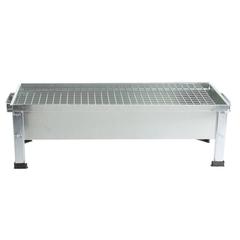 Galva Stainless Steel Portable Rectangular BBQ Grill (62 cm)