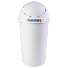 Sterilite Swing Top Wastebasket (49 x 24 x 24 cm, White)