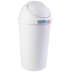 Sterilite Swing Top Wastebasket (49 x 24 x 24 cm, White)