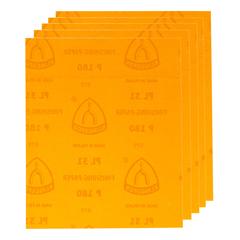 Klingspor Aluminum Oxide 180 Grit Sandpaper (23 x 28 cm, 5 pcs)