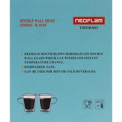Neoflam Double Wall Mug Set (250 ml, 2 pcs)