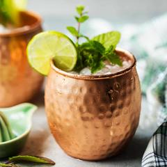 Raj Copper Beverage Glass