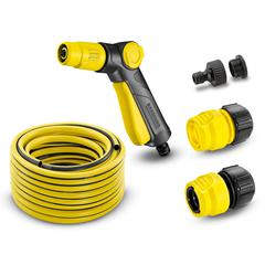 Karcher K5 Pressure Washer (145 Bars) + VC 5 Handheld Corded Vacuum Cleaner + PrimoFlex Hose (15 m)