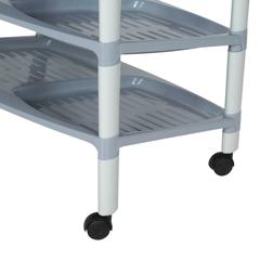Cosmoplast 5-Level Shoe Rack W/Wheels