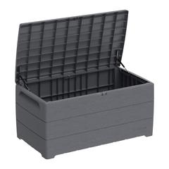 صندوق تخزين بلاستيكي كوزموبلاست سيدار جرين (416 لتر، 129.5 × 70 × 62.5 سم)