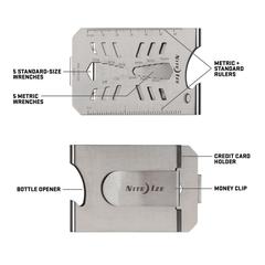 Nite Ize Financial Tool 5-in-1 Multi Tool Money Clip