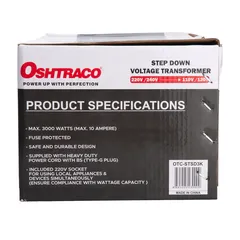 Oshtraco Step Down Voltage Transformer, STSD3K