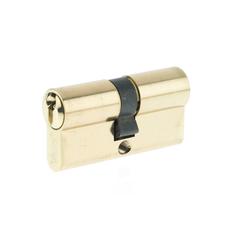 Yale Brass Euro Profile Cylinder Lock, 500 Series