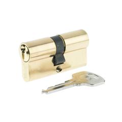 Yale Brass Euro Profile Cylinder Lock, 500 Series