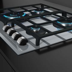 Teka Built-In 4-Burner Gas Hob, GZC 64320 ST (60 cm)