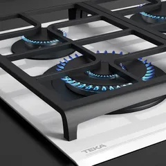 Teka Built-In 4-Burner Gas Hob, GZC 64320 WH (60 cm)