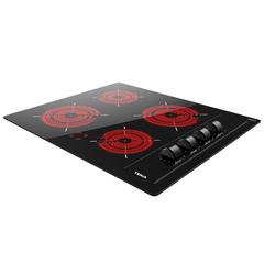 Teka Built-In 4-Zones Vitroceramic Hob, TBC 64000 XFL (57 x 60 x 51 cm)