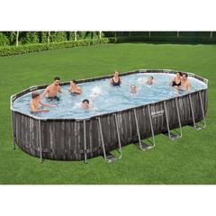 Bestway Oval Powersteel Poolset (732 x 366 x 122 cm)