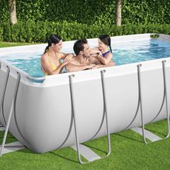 Bestway Power Steel Rectangular Pool Set (404 x 201 x 100 cm)