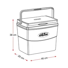 صندوق ثلج كيب كولد للنزهات (30 لتر، 46 × 29 × 38 سم)