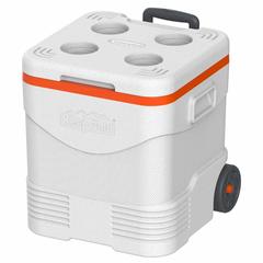 صندوق ثلج ترولي كيب كولد للنزهات (45 لتر، 43.5 × 45.5 × 47.3 سم)