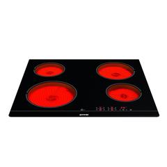 Gorenje Built-In 4 Zones Vitroceramic Hob, ECT641BSC (60 x 5.4 x 52 cm)