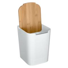 5five Natureo Bamboo & Plastic Pedal Bin (5 L)