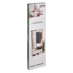 5five Bamboo Garment Rack W/ Mirror (79 x 80 x 170 cm)