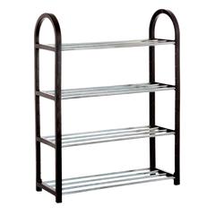 5five Metal & Plastic Shoe Rack (19 x 50.5 x 65 cm)