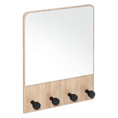 5five MDF Mirror W/4 Hooks (40.5 x 4 x 55 cm)