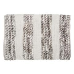 5five Polyester Striped Thick Bath Mat (50 x 75 cm)