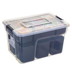 5five Samba Polypropylene Compartment Storage Box (8 L)