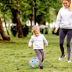 كرة PVC رسوم كرتونية مطبوعة موندو (عدة ألوان، قطر 23 سم)