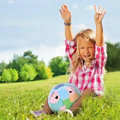 كرة PVC رسوم كرتونية مطبوعة موندو (عدة ألوان، قطر 23 سم)