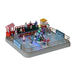 Lemax Electrical Ice Skating Rink Festive Décor (14 x 31 x 27.9 cm)