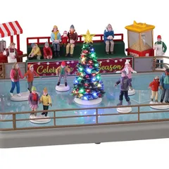 Lemax Electrical Ice Skating Rink Festive Décor (14 x 31 x 27.9 cm)