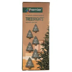 Premier TreeBrights 2000 LED Light W/Timer (50 m, Warm White)