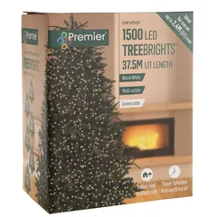 Premier TreeBrights 1500 LED Light W/Timer (37.5 m, Warm White)