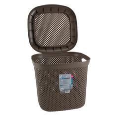 سلة بغطاء من البلاستيك من هوبي لايف دايموند (15 لتر، 31 × 31 × 27.5 سم)