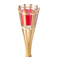 BiteShield Garden Torch Candle (Pink)