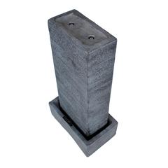 Slate Water Feature W/ LED Light (34 x 55 x 103 cm)
